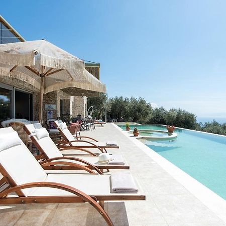 Summerwine Luxury Villa Sea View Private Pool Spartylas Exterior foto