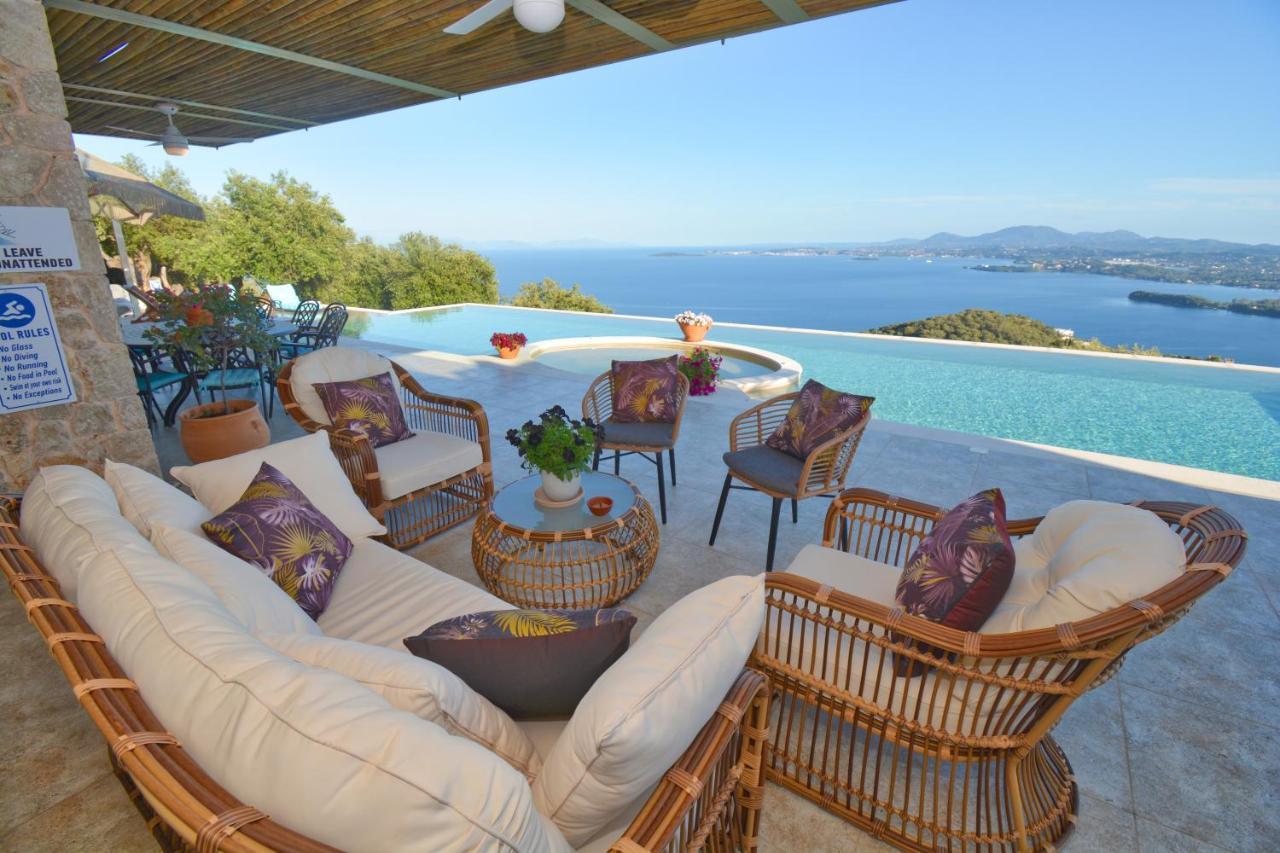 Summerwine Luxury Villa Sea View Private Pool Spartylas Exterior foto