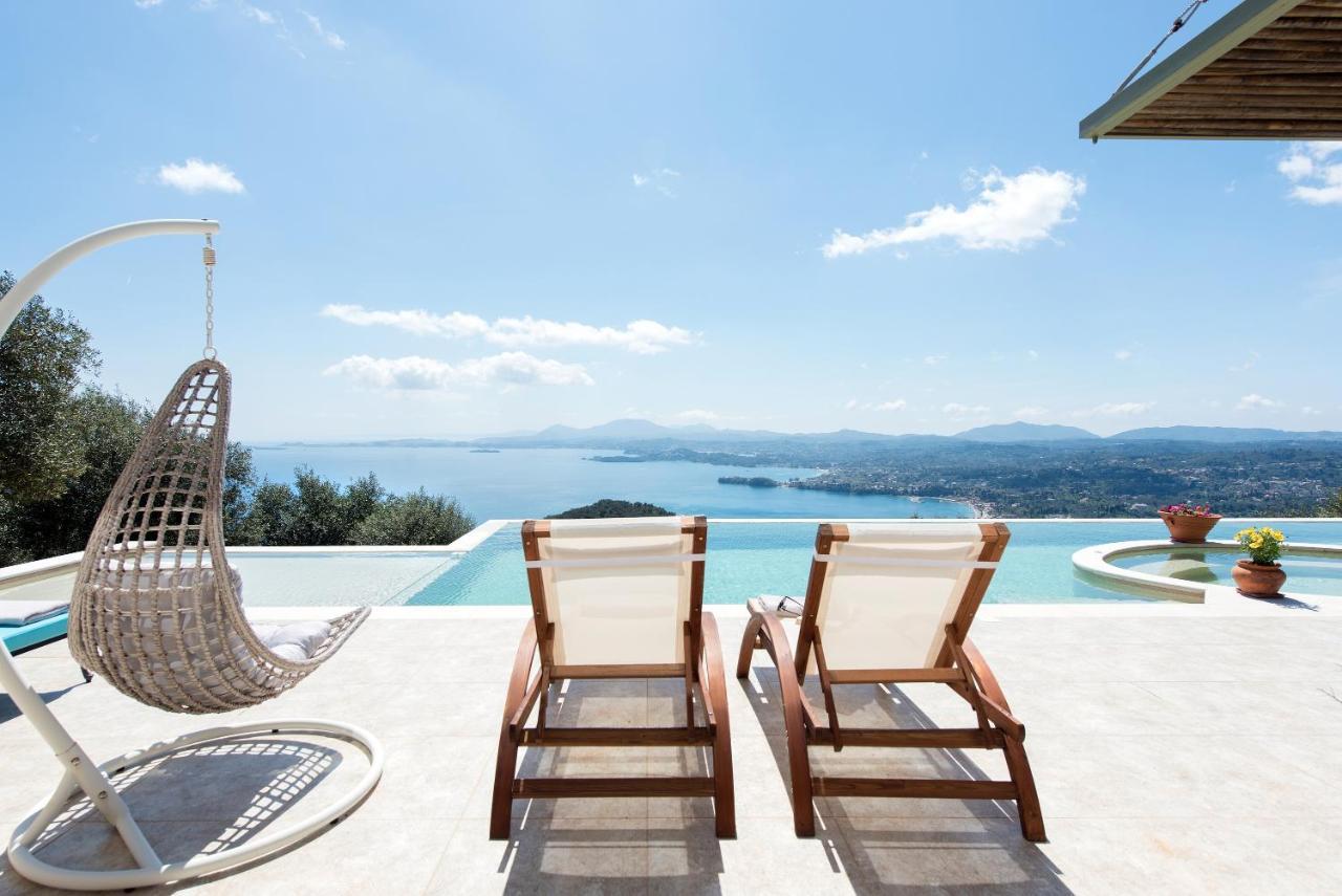 Summerwine Luxury Villa Sea View Private Pool Spartylas Exterior foto