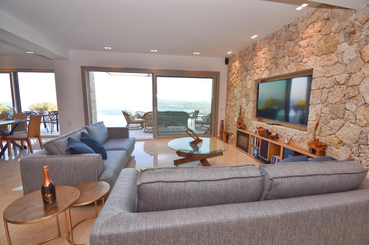 Summerwine Luxury Villa Sea View Private Pool Spartylas Exterior foto