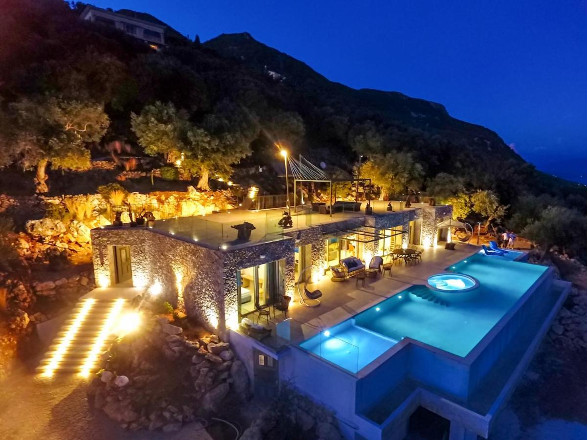 Summerwine Luxury Villa Sea View Private Pool Spartylas Exterior foto